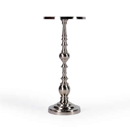Butler Specialty Company - Darien 10 in. Round Indoor Metal Pedestal Side Table, Bronze - 4324220