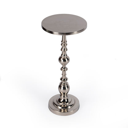 Butler Specialty Company - Darien 10 in. Round Indoor Metal Pedestal Side Table, Bronze - 4324220