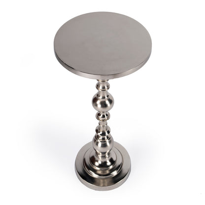 Butler Specialty Company - Darien 10 in. Round Indoor Metal Pedestal Side Table, Bronze - 4324220