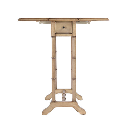 Butler Specialty Company - Darrow 24 in. W Rectangular Wood 1 Drawer Drop-Leaf Side Table, Beige - 2334424