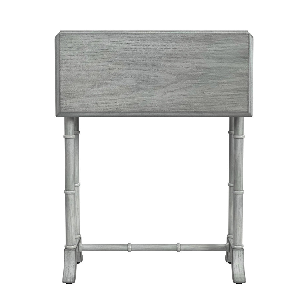 Butler Specialty Company - Darrow 24 in. W Rectangular Wood 1 Drawer Drop-Leaf Side Table, Gray - 2334418