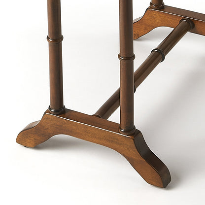 Butler Specialty Company - Darrow 24 in. W Rectangular Wood 1 Drawer Drop-Leaf Side Table, Medium Brown - 2334040