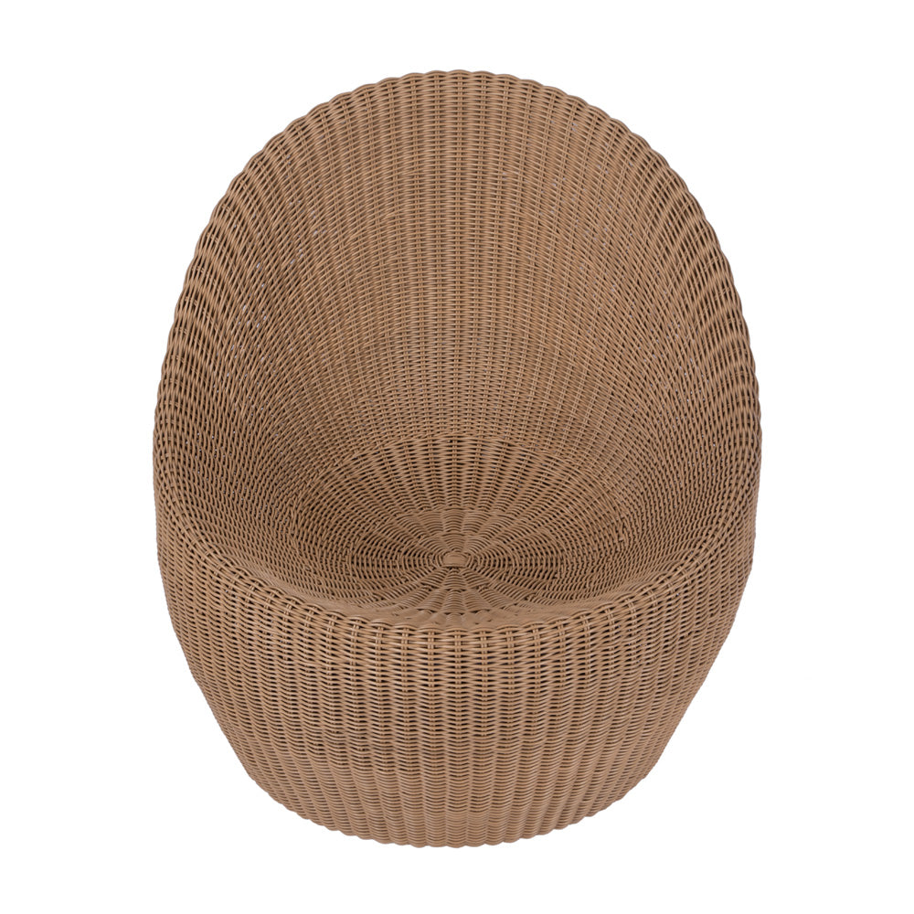 Butler Specialty Company - Delmar Indoor/Outdoor Rattan Nest Chair, Natural - 5723447