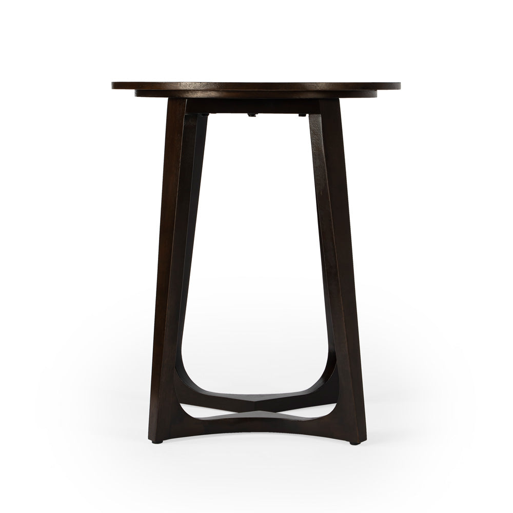 Butler Specialty Company - Devin 19.5 in. W Round Wood Side Table, Dark Brown - 2040140