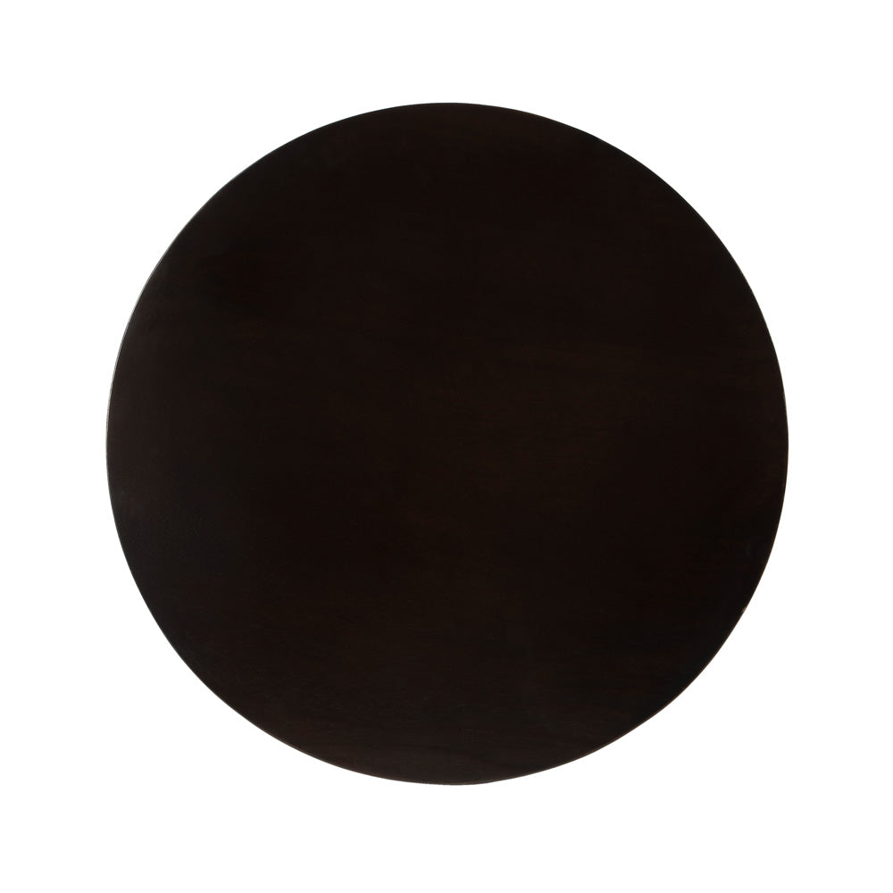Butler Specialty Company - Devin 19.5 in. W Round Wood Side Table, Dark Brown - 2040140