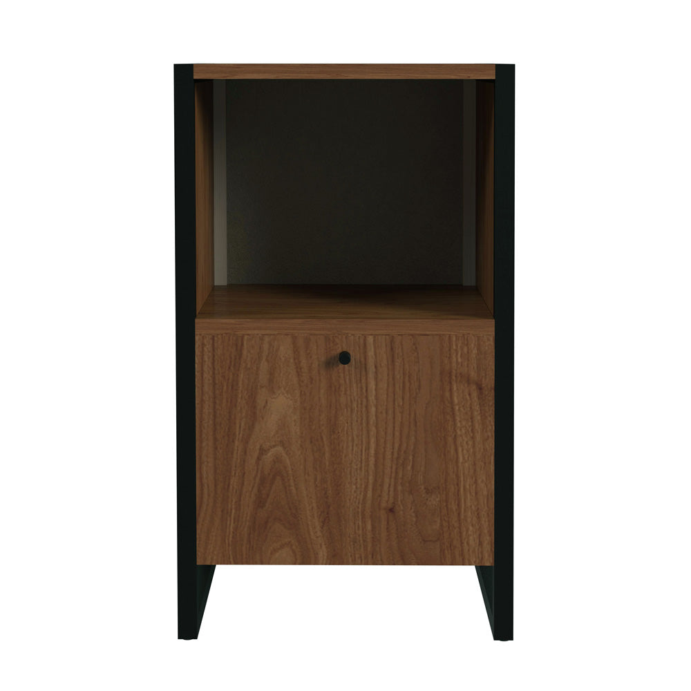 Butler Specialty Company - Drake 17 in. W Rectangular Wood & Metal 1 Drawer File Cabinet, Medium Brown - 5577421_CLOSEOUT