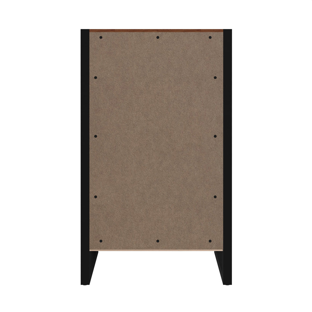 Butler Specialty Company - Drake 17 in. W Rectangular Wood & Metal 1 Drawer File Cabinet, Medium Brown - 5577421_CLOSEOUT