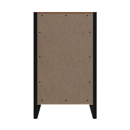 Butler Specialty Company - Drake 17 in. W Rectangular Wood & Metal 1 Drawer File Cabinet, Medium Brown - 5577421_CLOSEOUT