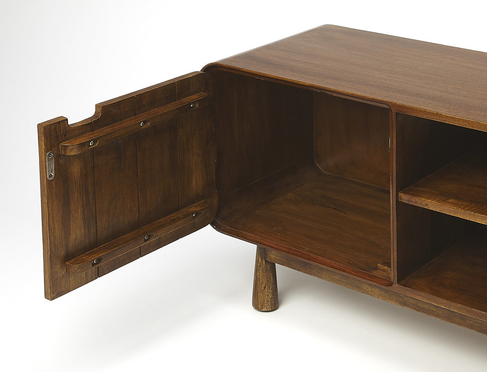 Butler Specialty Company - Drayton Modern Wood 49.5" TV Stand, Medium Brown - 5328140