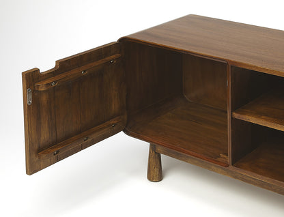 Butler Specialty Company - Drayton Modern Wood 49.5" TV Stand, Medium Brown - 5328140