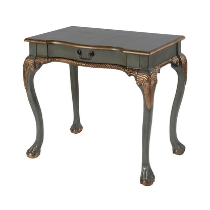 Butler Specialty Company - Dupree 35 in. W Rectangular Wood 1 Drawer Traditional Writing Desk, Pastel Green - 6042482 view 1