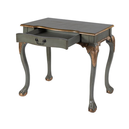 Butler Specialty Company - Dupree 35 in. W Rectangular Wood 1 Drawer Traditional Writing Desk, Pastel Green - 6042482 view 3