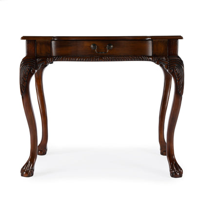 Butler Specialty Company - Dupree 35 in. W Rectangular Wood 1 Drawer Writing Desk, Dark Brown - 6042024