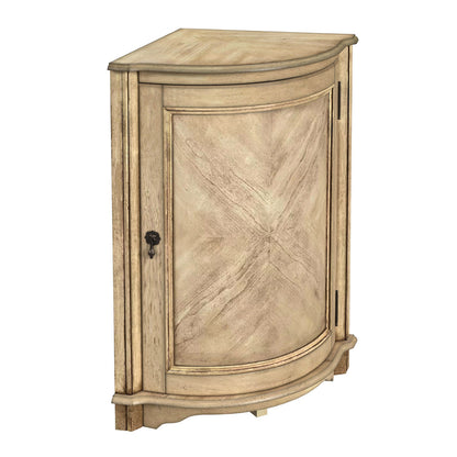 Butler Specialty Company - Durham 22.75 in. W Quarter Round Wood Corner Cabinet, Beige - 2115424
