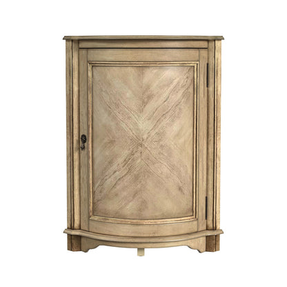 Butler Specialty Company - Durham 22.75 in. W Quarter Round Wood Corner Cabinet, Beige - 2115424
