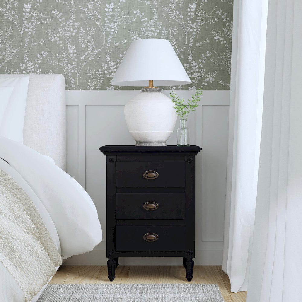 Butler Specialty Company - Easterbrook 21.5 in. W Rectangular Wood 3 Drawer Nightstand, Black - 9352295 view 7