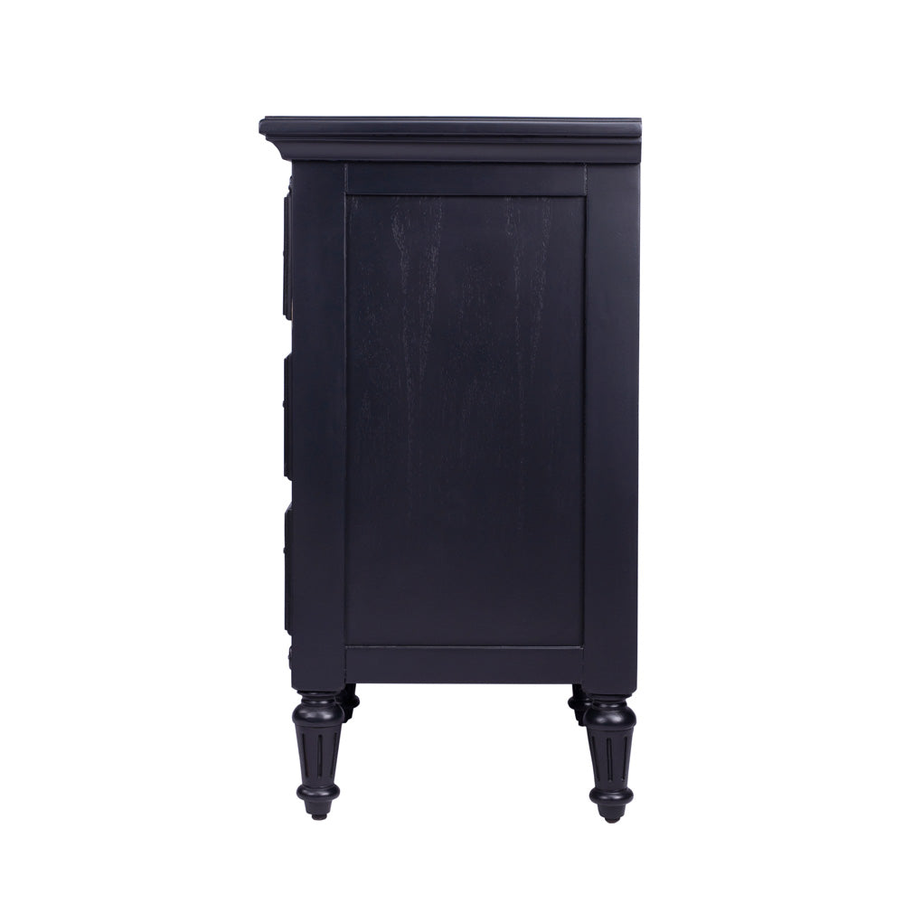 Butler Specialty Company - Easterbrook 21.5 in. W Rectangular Wood 3 Drawer Nightstand, Black - 9352295