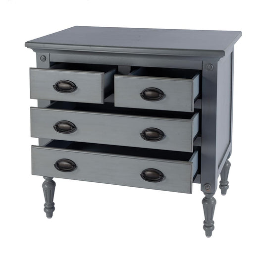 Butler Specialty Company - Easterbrook 31.5 in. W Rectangular Wood 4 Drawer Accent Chest, Gray - 9306329 View 2