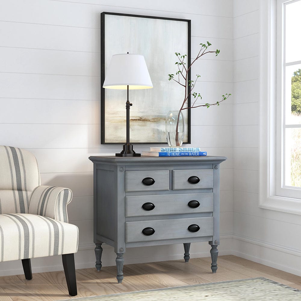Butler Specialty Company - Easterbrook 31.5 in. W Rectangular Wood 4 Drawer Accent Chest, Gray - 9306329 View 5