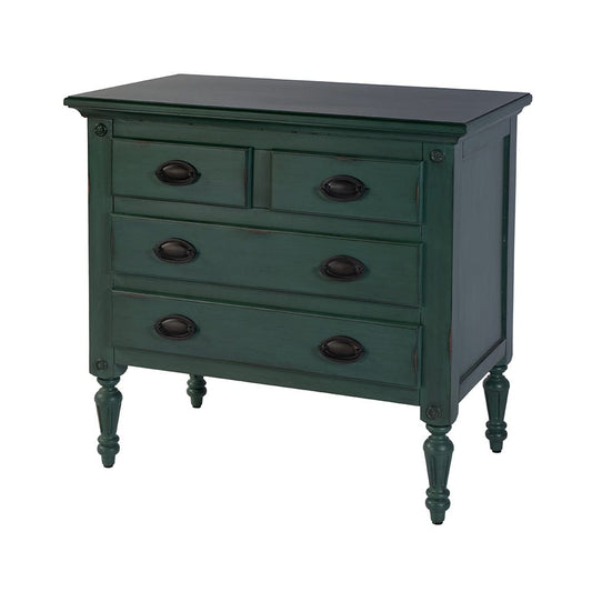 Butler Specialty Company - Easterbrook 31.5 in. W Rectangular Wood 4 Drawer Accent Chest, Green - 9306052 View 1