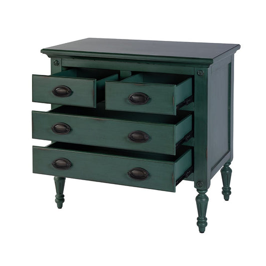 Butler Specialty Company - Easterbrook 31.5 in. W Rectangular Wood 4 Drawer Accent Chest, Green - 9306052 View 2