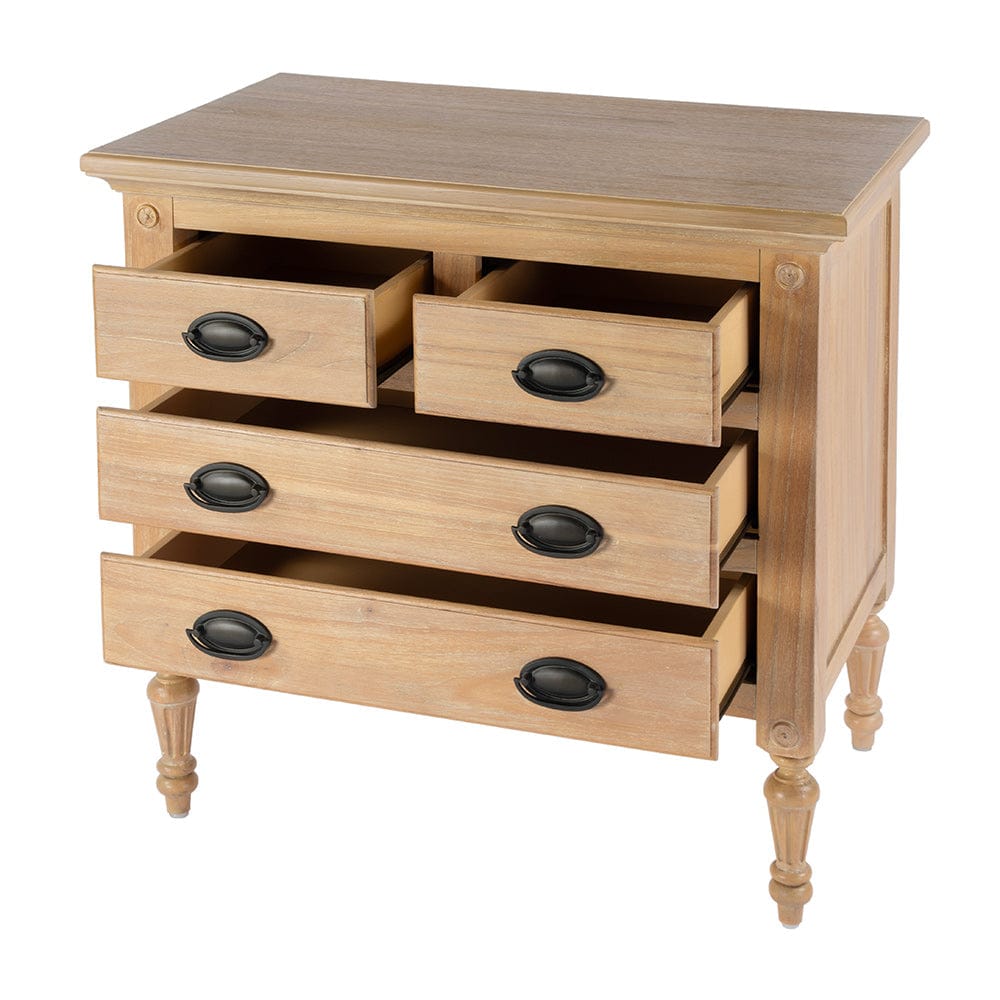 Butler Specialty Company - Easterbrook 31.5 in. W Rectangular Wood 4 Drawer Accent Chest, Natural - 9306312 View 2