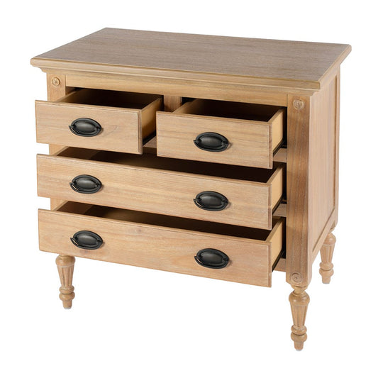 Butler Specialty Company - Easterbrook 31.5 in. W Rectangular Wood 4 Drawer Accent Chest, Natural - 9306312 View 2