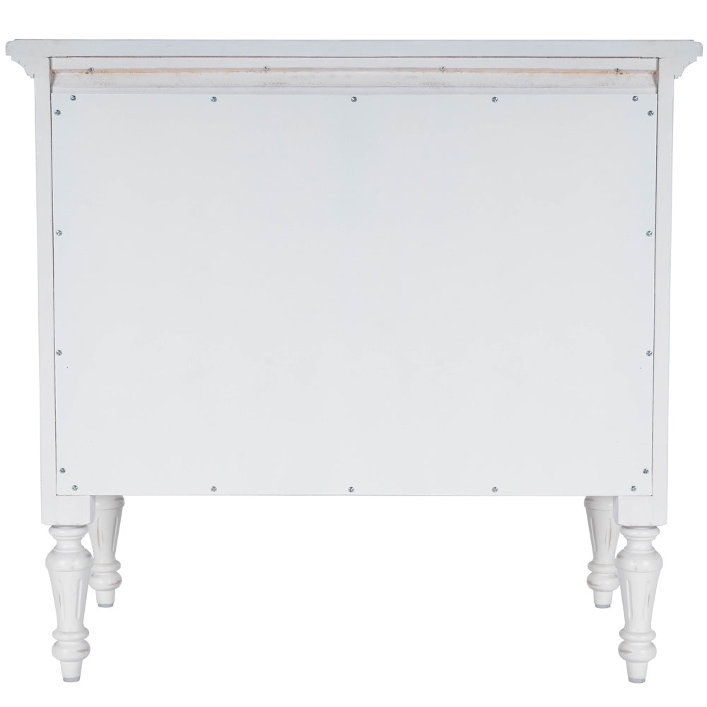 Butler Specialty Company - Easterbrook 31.5 in. W Rectangular Wood 4 Drawer Accent Storage Chest, White - 9306288