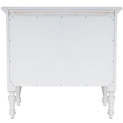 Butler Specialty Company - Easterbrook 31.5 in. W Rectangular Wood 4 Drawer Accent Storage Chest, White - 9306288