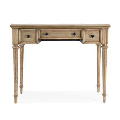 Butler Specialty Company - Edmund 38 in. W Rectangular Wood 3 Drawer Writing Desk, Beige - 3746424