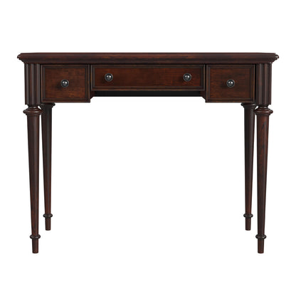 Butler Specialty Company - Edmund 38 in. W Rectangular Wood 3 Drawer Writing Desk, Dark Brown - 3746024