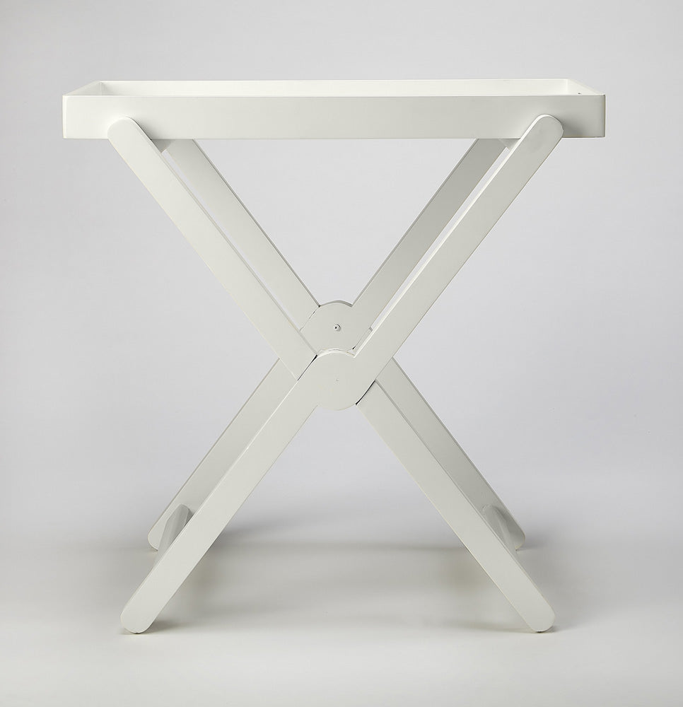 Butler Specialty Company - Edna Tray Table, White - 5360288