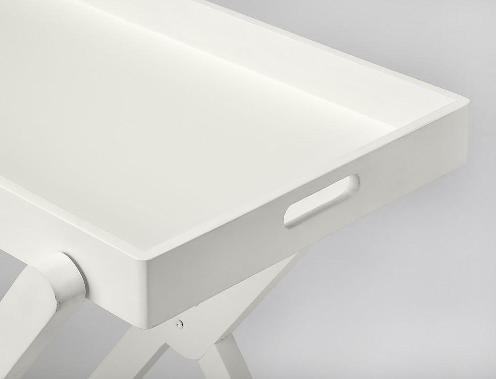 Butler Specialty Company - Edna Tray Table, White - 5360288