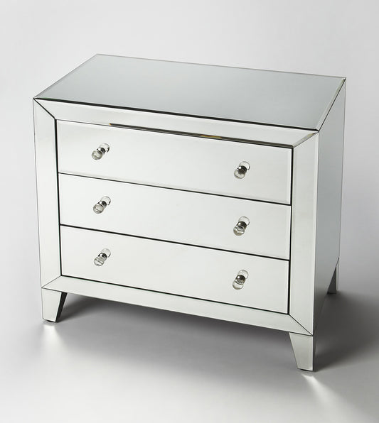 Butler Specialty Company - Emily Mirrored Drawer Chest, Clear - 3800146