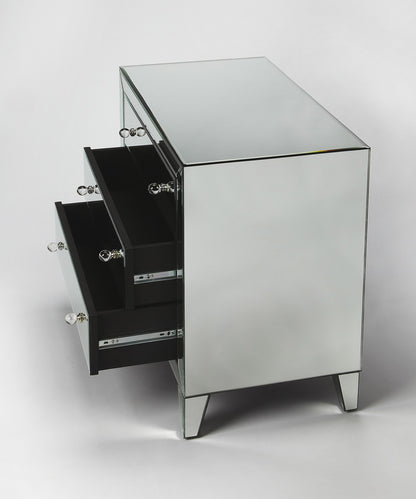 Butler Specialty Company - Emily Mirrored Drawer Chest, Clear - 3800146