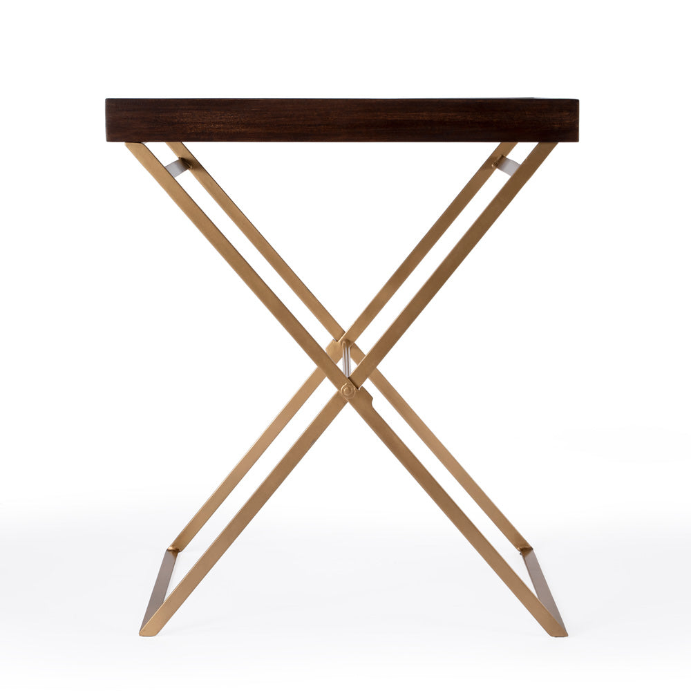 Butler Specialty Company - Emma Cross Legs Tray Side Table, Multi - 5630025