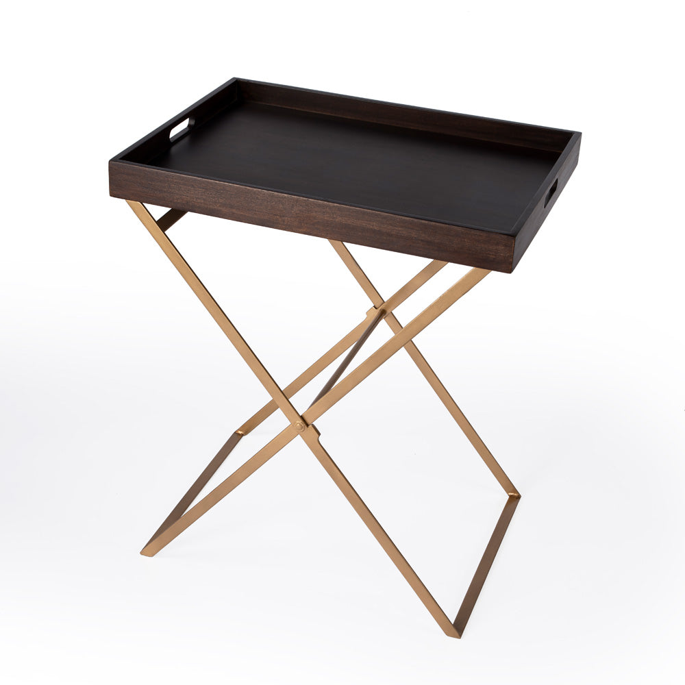 Butler Specialty Company - Emma Cross Legs Tray Side Table, Multi - 5630025
