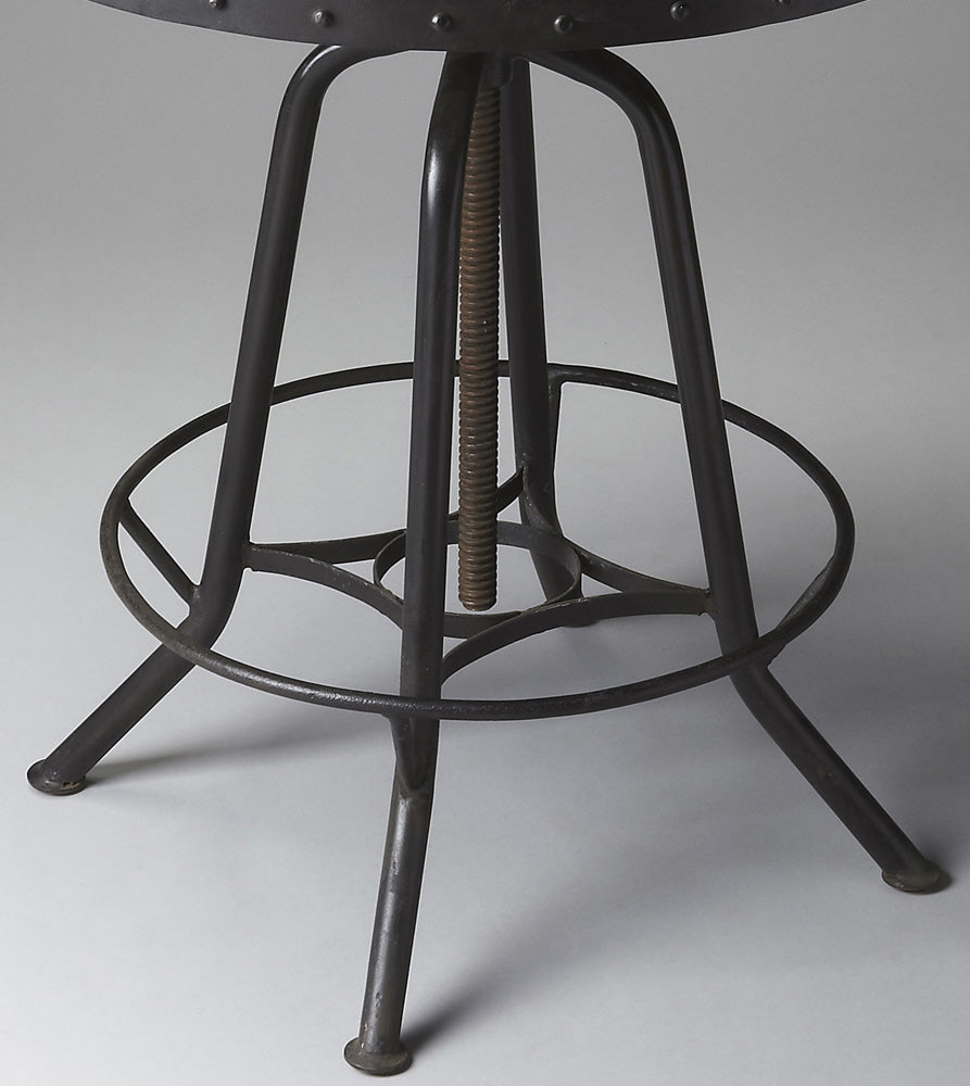 Butler Specialty Company - Englewood 29 in. W Round Iron Hall/Pub Table, Black - 1200025