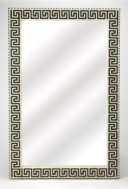 Butler Specialty Company - Eternity Bone Inlay Wall Mirrored, Black and White - 5267318_CLOSEOUT