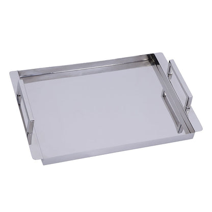 Butler Specialty Company - Eva Rectangle  Serving Tray, Silver - 5799016 View 2