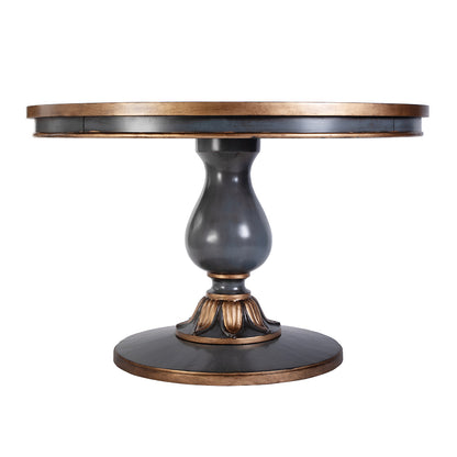 Butler Specialty Company - Evie 48 in. W Round Wood Single Pedestal Dining Table, Pastel Blue - 5716483 View 2