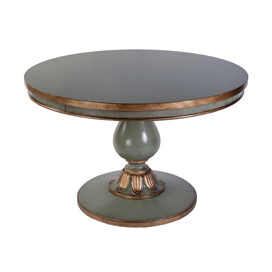 Butler Specialty Company - Evie 48 in. W Round Wood Single Pedestal Dining Table, Pastel Green - 5716482 View 1