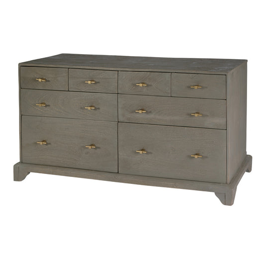 Butler Specialty Company - Faro 55 in. W Rectangular Wood 8 Drawer Dresser, Gray - 5902496 view 1