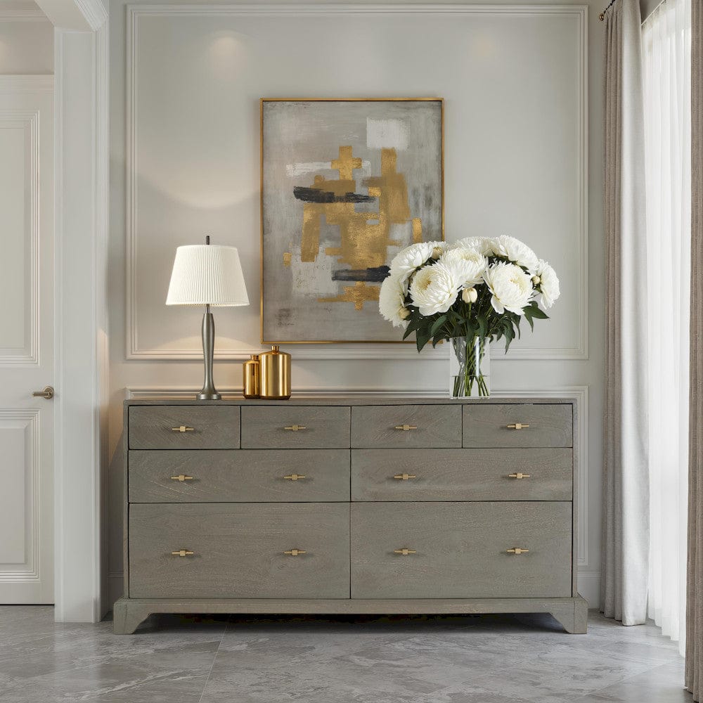 Butler Specialty Company - Faro 55 in. W Rectangular Wood 8 Drawer Dresser, Gray - 5902496 view 5
