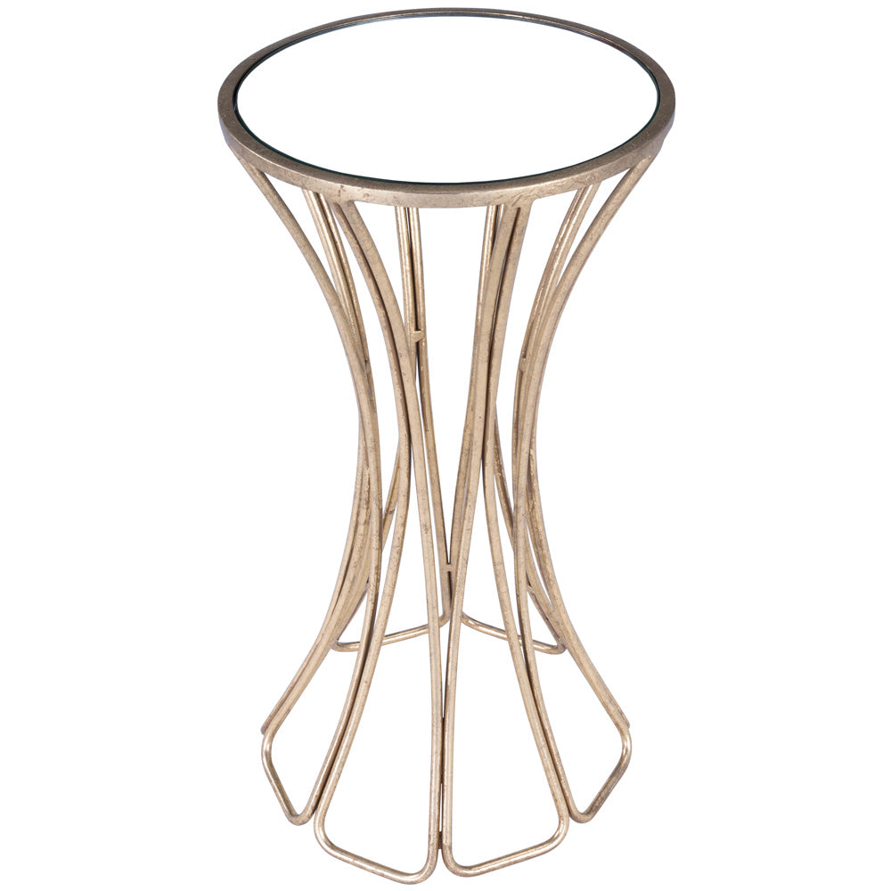 Butler Specialty Company - Faruh Metal & Mirrored Side Table, Silver - 5492384