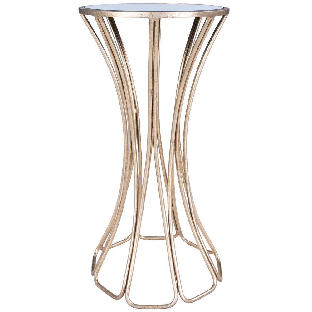 Butler Specialty Company - Faruh Metal & Mirrored Side Table, Silver - 5492384