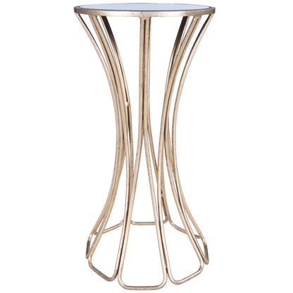 Butler Specialty Company - Faruh Metal & Mirrored Side Table, Silver - 5492384
