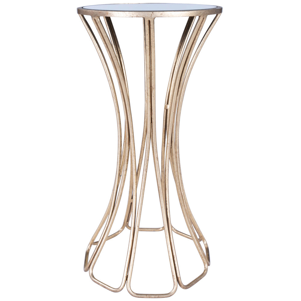 Butler Specialty Company - Faruh Metal & Mirrored Side Table, Silver - 5492384