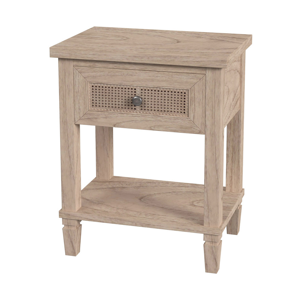 Butler Specialty Company - Flagstaff 20 in. W Rectangular Cane 1 Drawer Nightstand, Natural - 5758449