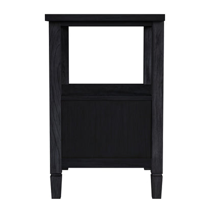 Butler Specialty Company - Flagstaff 25 in. W Cane 1 Drawer Nightstand, Black - 5727432